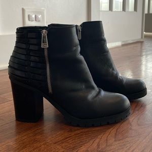 Circus by Sam Edelman Black Leather Women’s Booties